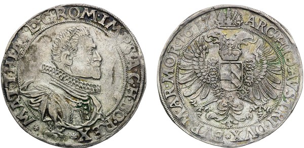 Matyáš Habsburský, tolar, Kutná Hora 1617
