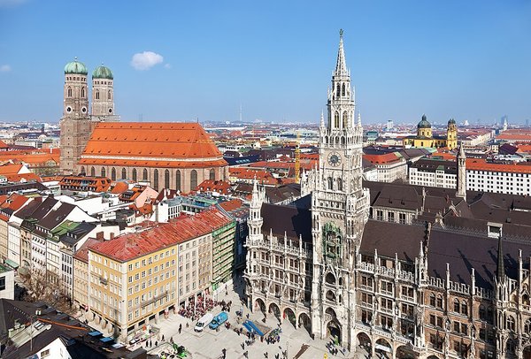 Panoráma historického centra Mnichova