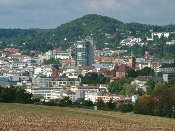 Pohled na město Pforzheim