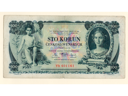 Československo – 100 Korun 1931 S. Yb