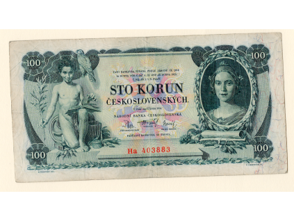 Československo – 100 Korun 1931 S. Ha