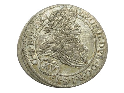 XV (15) Krejcar 1694 MMW Vratislav Leopold I.