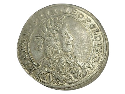 XV (15) Krejcar 1661 CA Vídeň Leopold I.