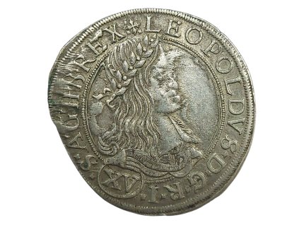 XV (15) Krejcar 1662 CA Vídeň Leopold I.