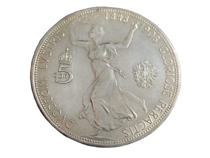 5 Koruna 1908 60 let výročí vlády