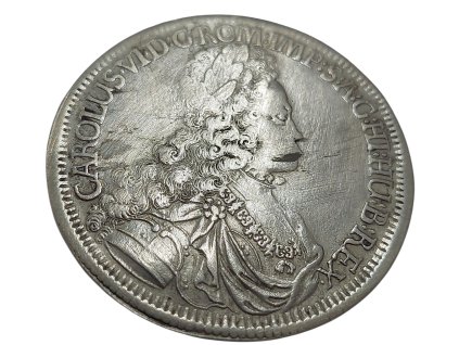 Tolar Karel VI. 1714 Hall