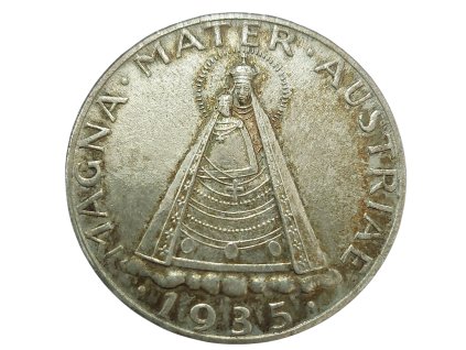 Rakousko 5 šilink 1935 – Magna Mater Austriae