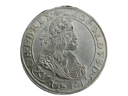 XV (15) Krejcar 1663 CA Vídeň Leopold I. Cetto