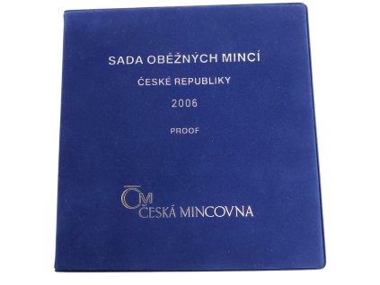 Sada oběžných mincí 2006 proof - Semišová etue