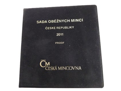 Sada oběžných mincí 2011 proof - semišová etue