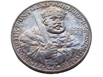 stribrna 5 marka 1908 univerzita jena vzacna 221572212