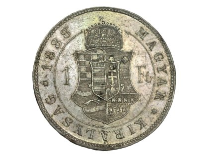 stribrny 1 zlatnik 1888 kb frantisek josef i pekny 202384890