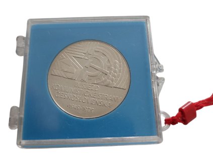 50 Kčs 1979 – 30. výročí IX. sjezdu KSČ PROOF, původní etue