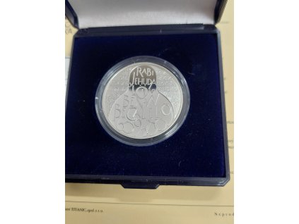 200 Kč 2009 400. výročí úmrtí rabiho Jehudy Löwa Proof