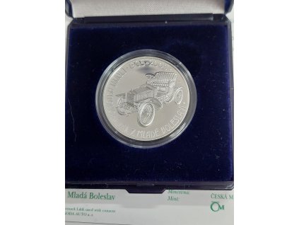 200 Kč 2005 – 100. výročí výroby prvního automobilu Laurin & Klement v Mladé Boleslavi Proof