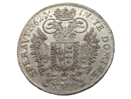 stribrny xvii 17 krejcar 1762 kb frantisek lotrinsky 223816651