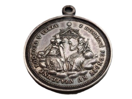 stribrna medaile zehnej nam buh 1867 krasna 214960225