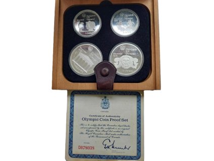 sada pametnich stribrnych minci olympiada kanada 1976 211666919