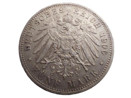 stribrna 5 marka 1906 a wilhelm ii prusko 226725344