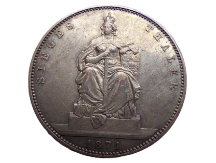 stribrny vitezny tolar 1871 a prusko wilhelm i 226734326