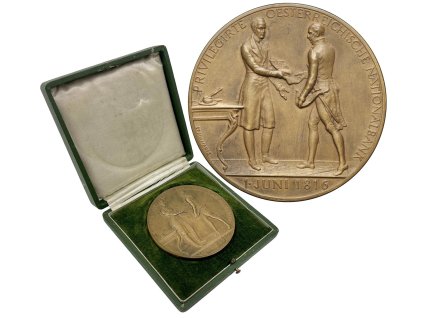 rakousko bronzova medaile 1816 1916 100 let narodni banky krasna 199218533