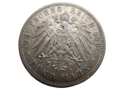 stribrna 5 marka 1895 f wuerttemberg 226723359