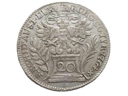 stribrny 20 krejcar marie terezie 1764 viden 216242306