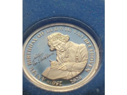 zlata mince 1 dollar fiji 2020 ludwig van beethoven 223068538