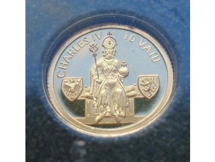zlata mince 10 vatu 2016 karel iv vanuatu 223069600