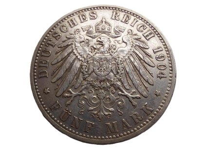 stribrna 5 marka 1904 d otto bavorsko 226726887