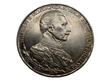 stribrna 3 marka 1913 a wilhelm ii prusko cisar v uniforme 226742582