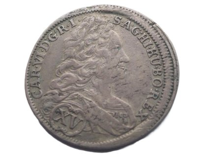 stribrny xv 15 krejcar 1735 vratislav karel vi 223818536
