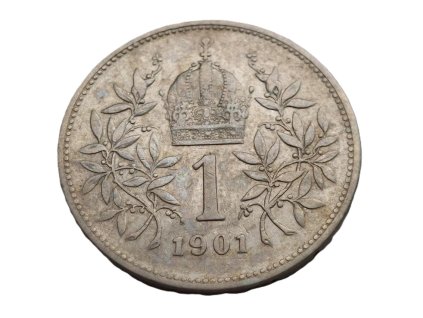 stribrna 1 koruna 1901 bz frantisek josef i pekna 214005853