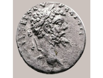 Římská říše Septimius Severus – Denár s bohyní Liberalitas, Emesa, 194–198 n. l.