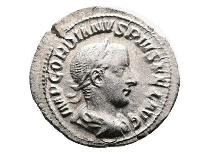 Římská říše Gordian III - Denár s Dianou Luciferou, Řím, 241–242 n. l.