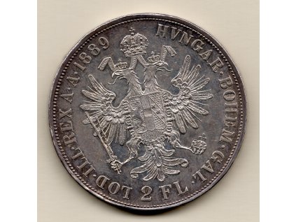 František Josef I. – 2 zlatník 1889, Vídeň