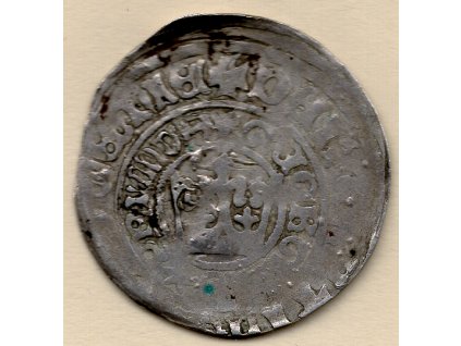 Jiří z Poděbrad – pražský groš, Sm. 1, Nech. 44