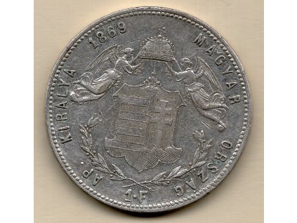 1 Forint František Josef I. 1869 KB