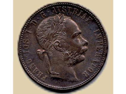 1 Florin (Zlatník) František Josef I. 1878 bz