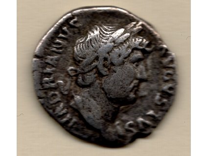 Římská říše - Denár Hadrián, Diana, COS III 117-136 n. l.