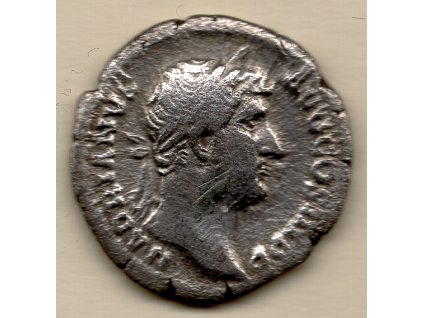 Římská říše - Denár Hadrián, Pietas 117-136 n. l.