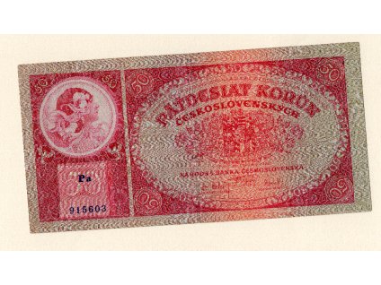 Československo – 50 korun 1929 S Pa