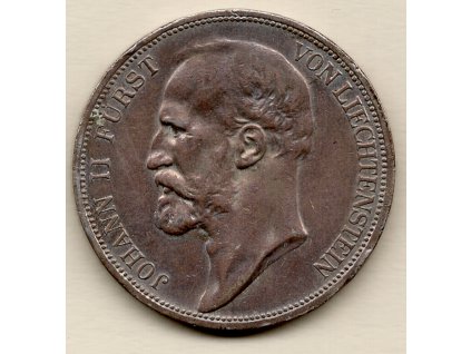 Lichtenštejnsko – 2 koruna 1912, Johann II.