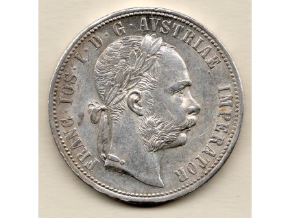 1 Florin (Zlatník) František Josef I. 1875 bz