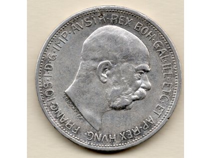 František Josef I. – 2 koruny, 1913 bz Vídeň