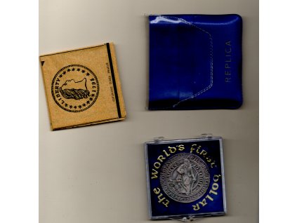 Jáchymov – tolar 1520,  Tombaková replika Šlikova tolaru pro výstavu Montreal 1967