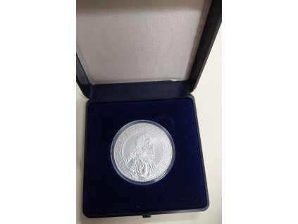 Stříbrná replika tolar Rudolf II. 1997