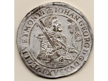 Německo Tolar 1627 Jan Jiří I. Sasko Drážďany