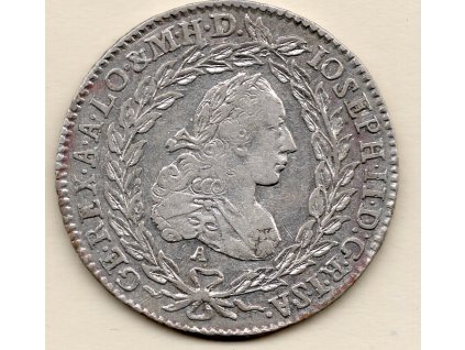 Josef II. – 20 krejcar 1772 A/IC-SK Vídeň