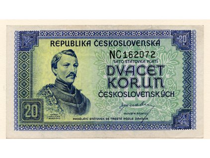 20 Korun bez data (1945) S. NC
